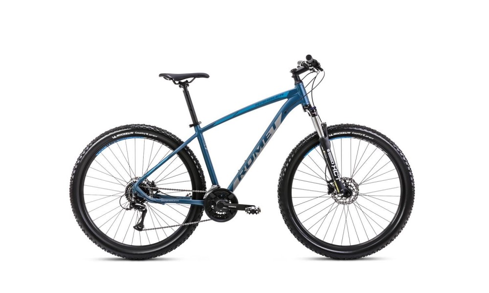 Rower górski Romet Rambler R9.3 2024 - granatowo-grafitowo-niebieski