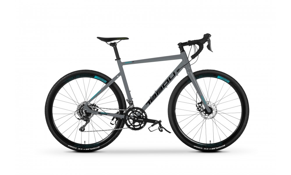 Rower gravel Tabou Gravo 1.0 2024 - szary-turkusowy
