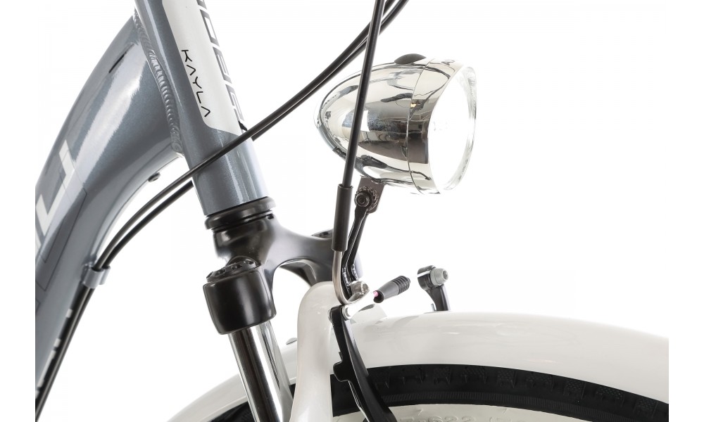 Rower miejski Tabou Kayla 2024 - szaro-biały