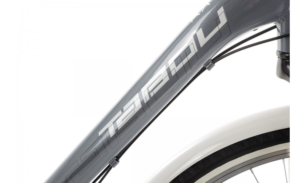 Rower miejski Tabou Kayla 2024 - szaro-biały