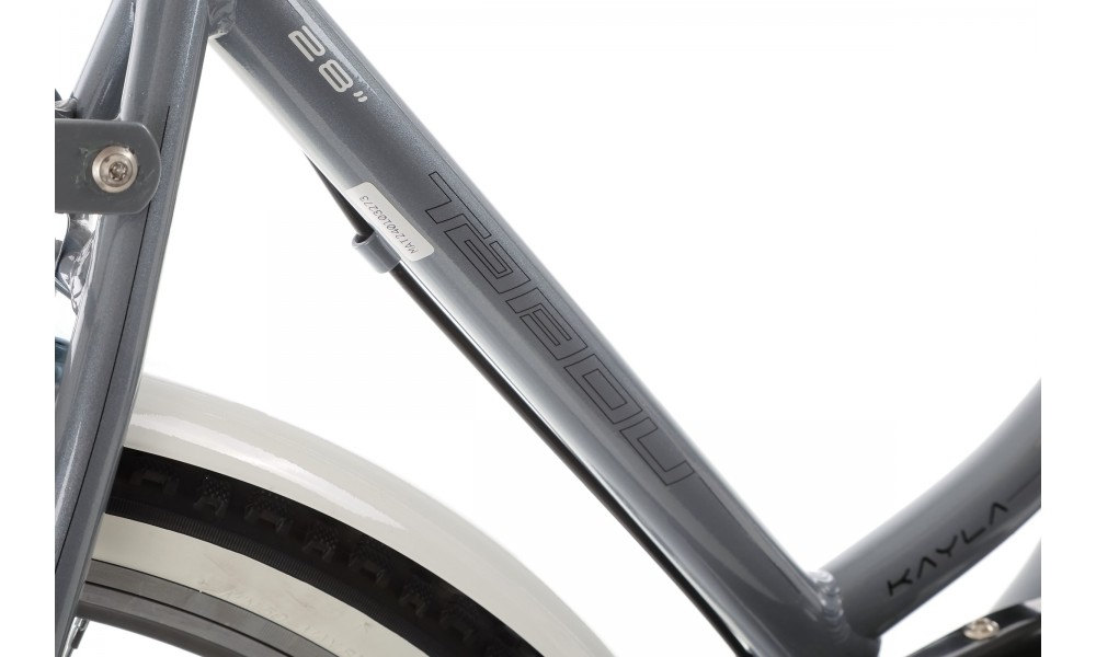 Rower miejski Tabou Kayla 2024 - szaro-biały