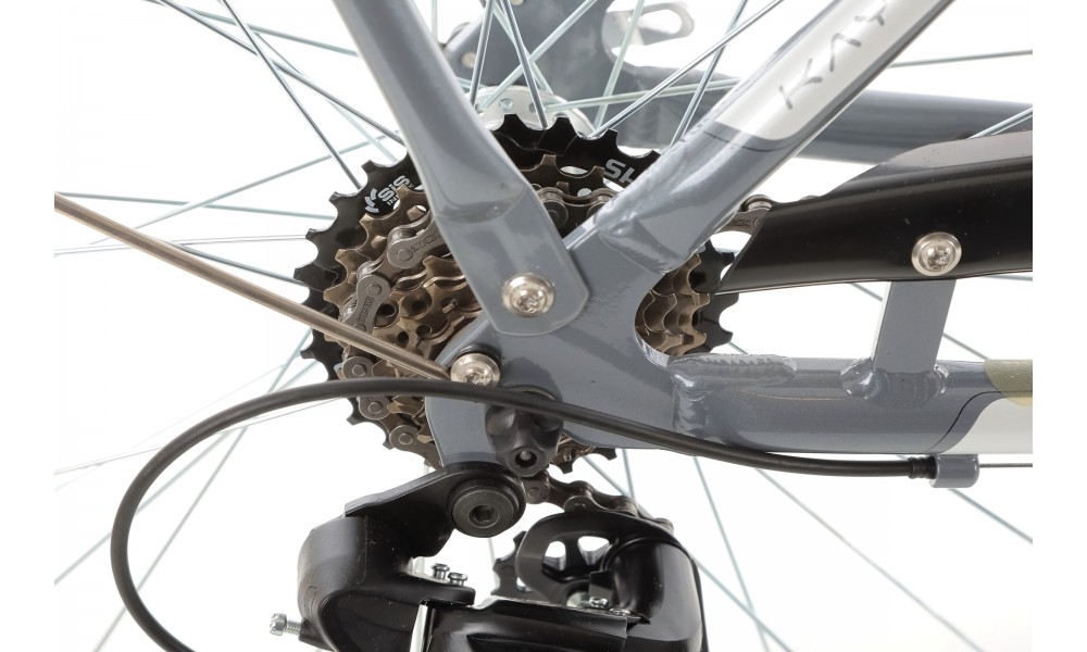 Rower miejski Tabou Kayla 2024 - szaro-biały