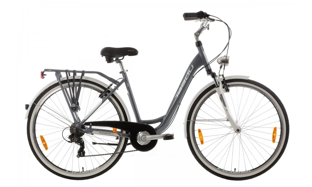 Rower miejski Tabou Kayla 2024 - szaro-biały