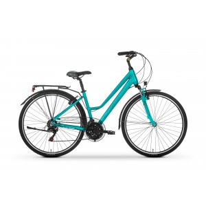 Rower trekkingowy Tabou Kinetic 1.0 W 2024 - turkusowo-czarny 1
