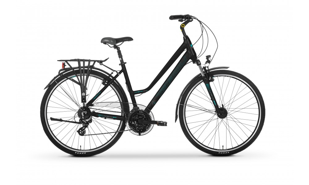 Rower trekkingowy Tabou Kinetic 2.0 PLUS W 2024 - czarno-niebieski