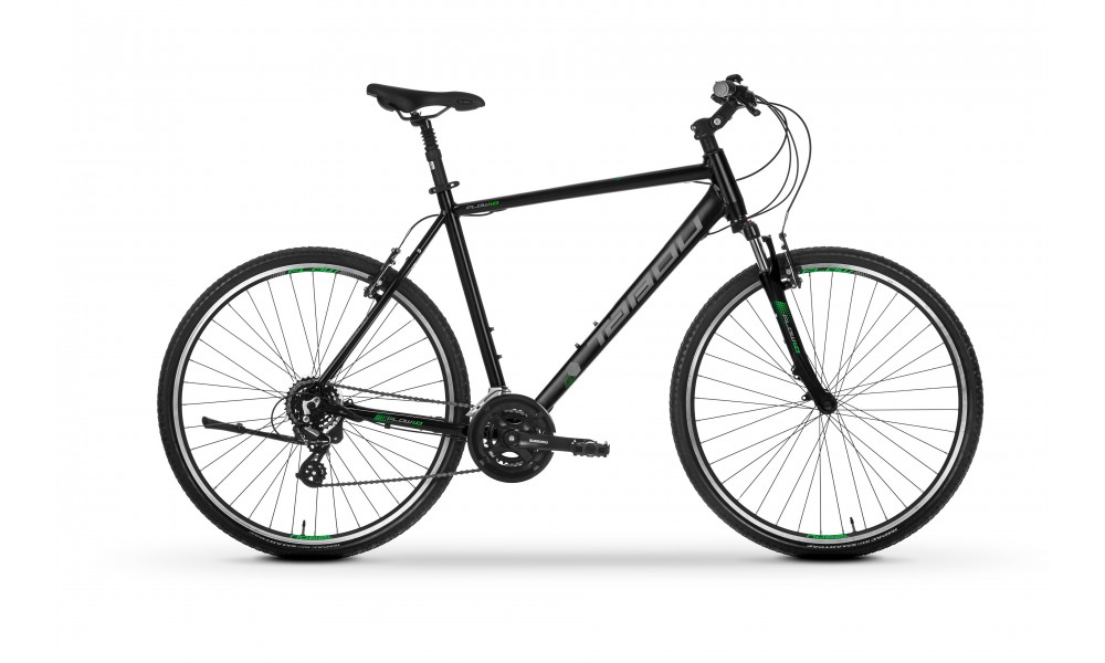 Rower crossowy Tabou Flow 1.0 2024 - czarno-zielony