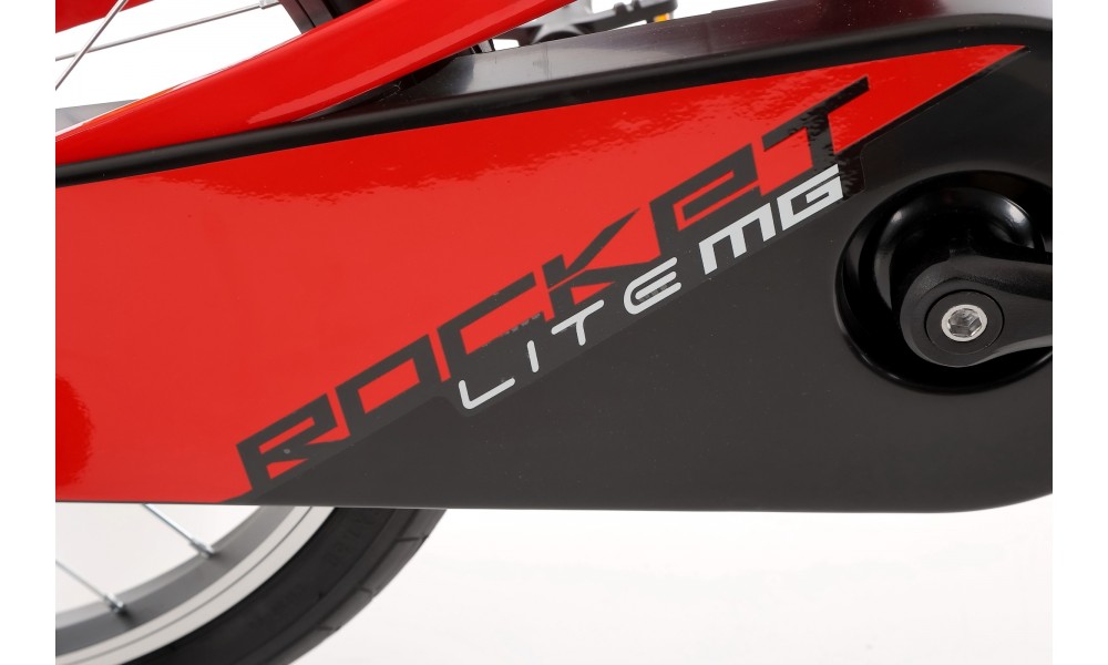 Rower dziecięcy Tabou Rocket LITE MG 18 2024 - czerwony-biały