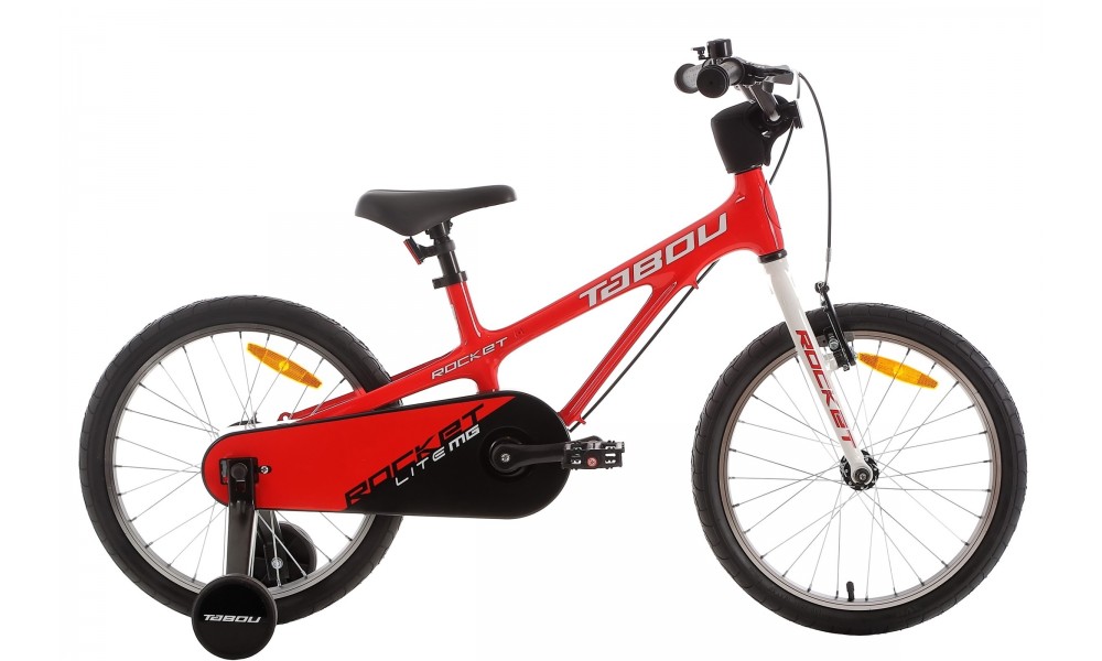 Rower dziecięcy Tabou Rocket LITE MG 18 2024 - czerwony-biały