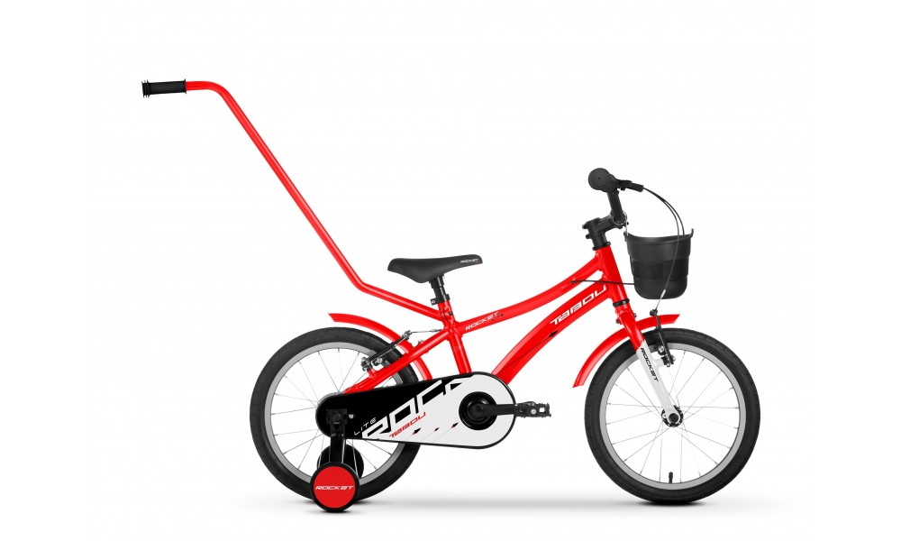 Rower dziecięcy Tabou Rocket LITE 14 2024 - czerwony-biały