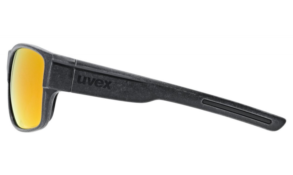 Okulary Uvex Esntl Urban - czarno-czerwony