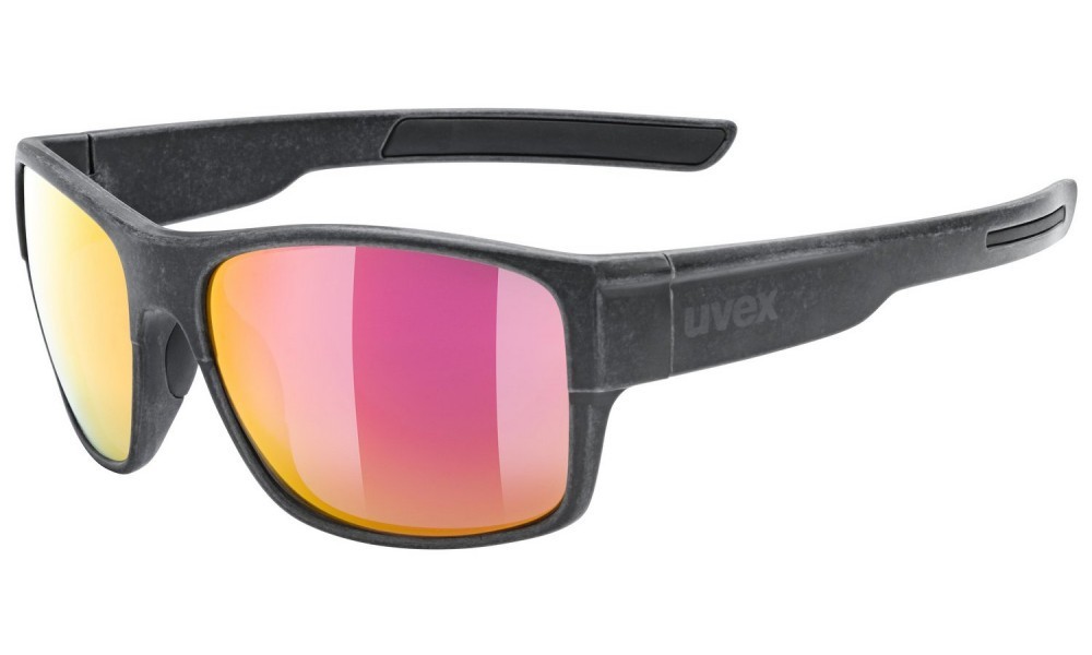 Okulary Uvex Esntl Urban - czarno-czerwony