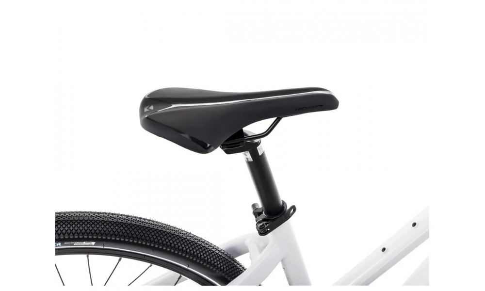 Rower crossowy elektryczny Romet e-Orkan D1.0 2024 - biały