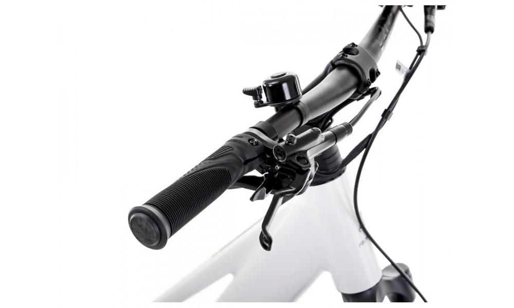 Rower crossowy elektryczny Romet e-Orkan D1.0 2024 - biały