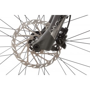 Rower crossowy elektryczny Romet e-Orkan D2.0 2024 - srebrny 2