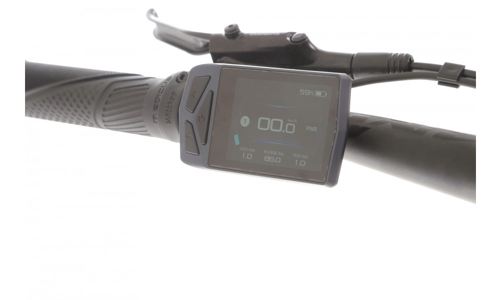 Rower crossowy elektryczny Romet e-Orkan D2.0 2024 - srebrny