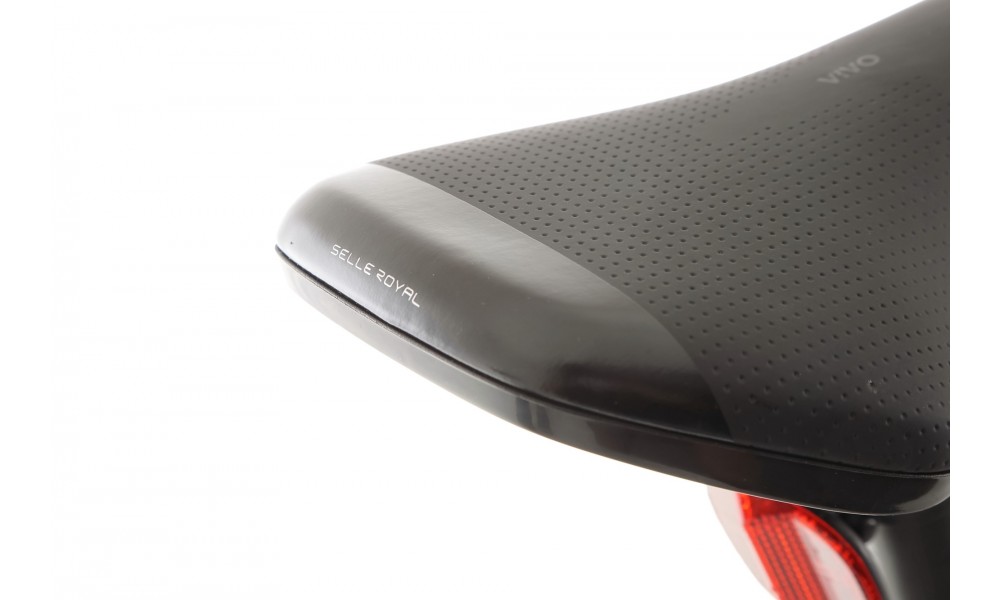 Rower crossowy elektryczny Romet e-Orkan D2.0 2024 - srebrny