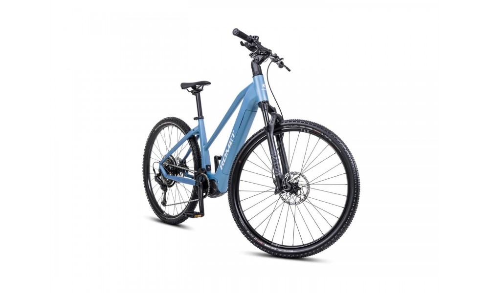 Rower crossowy elektryczny Romet e-Orkan D3.0 2024 - niebieski