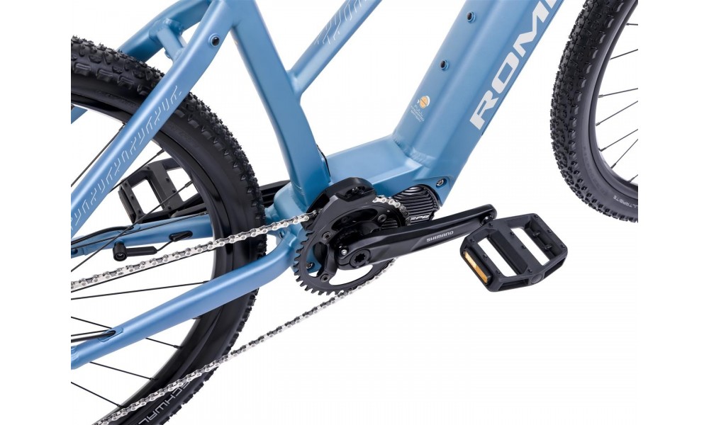 Rower crossowy elektryczny Romet e-Orkan D3.0 2024 - niebieski