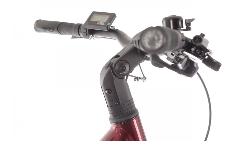 Rower trekkingowy elektryczny Romet Gazela 1.0 2024 - bordowy