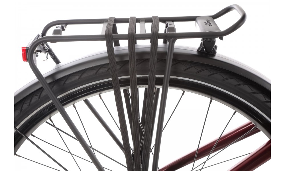 Rower trekkingowy elektryczny Romet Gazela 1.0 2024 - bordowy