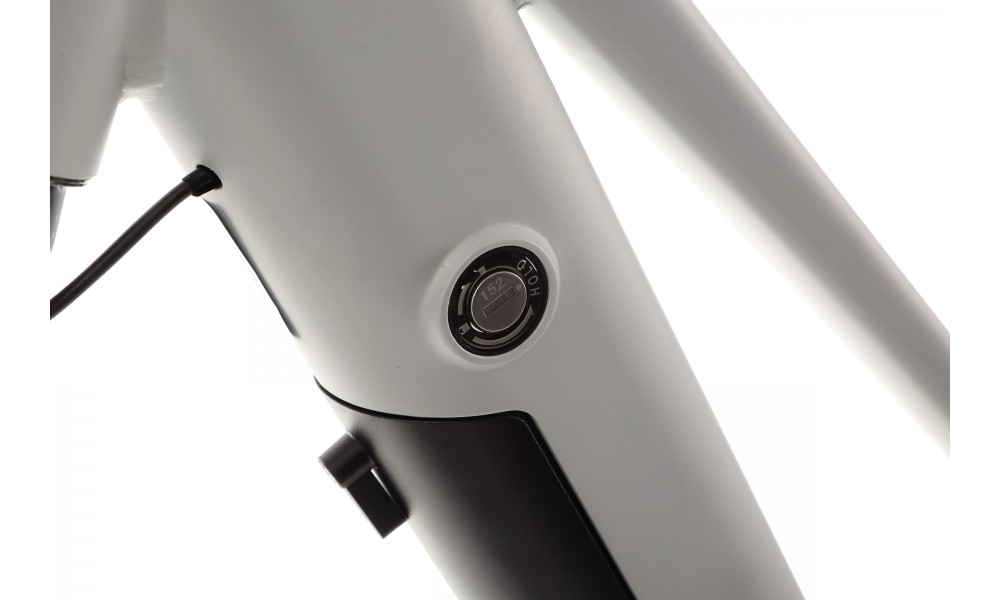 Rower trekkingowy elektryczny Romet Gazela 2.0 2024 - srebrny