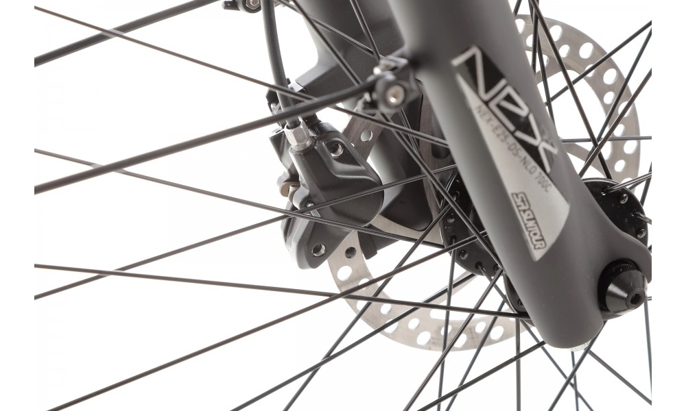 Rower trekkingowy elektryczny Romet Gazela 2.0 2024 - srebrny