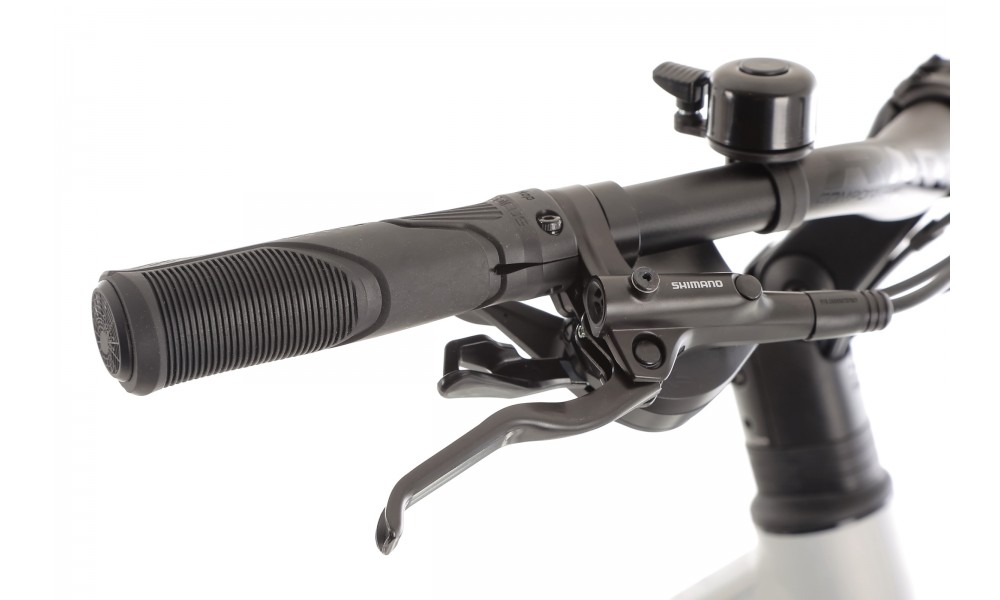 Rower trekkingowy elektryczny Romet Gazela 2.0 2024 - srebrny