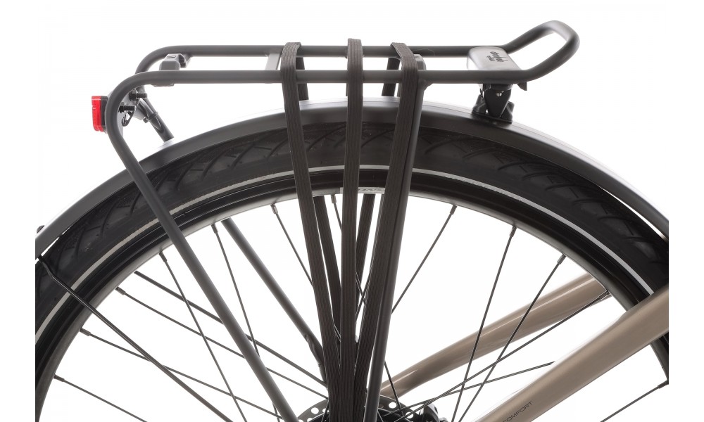 Rower trekkingowy elektryczny Romet Gazela 2.0 2024 - beżowo-szary