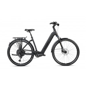 Rower miejski elektryczny ROMET e-Modeco URB 3.0 2024 - grafitowy 1