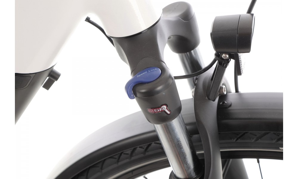 Rower trekkingowy elektryczny ROMET e-Modeco TRK 1.0 2024 - biały