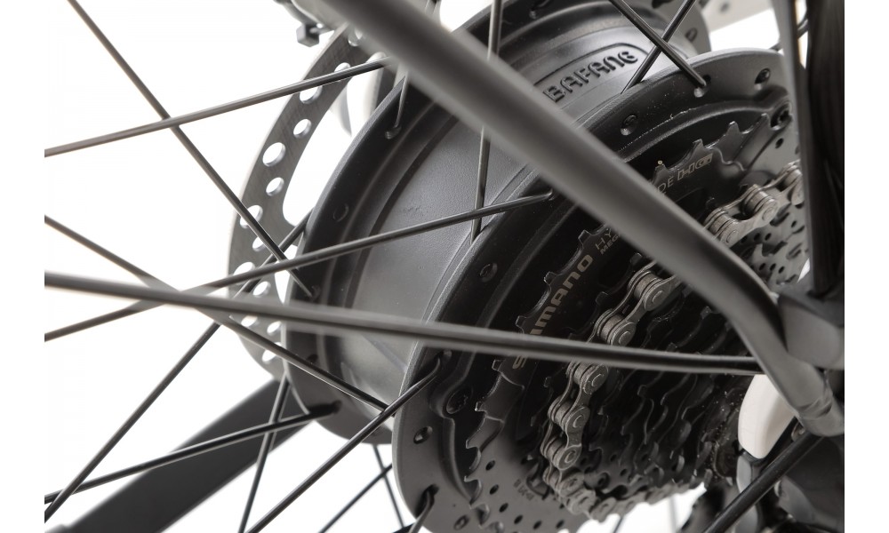 Rower trekkingowy elektryczny ROMET e-Modeco TRK 1.0 2024 - biały