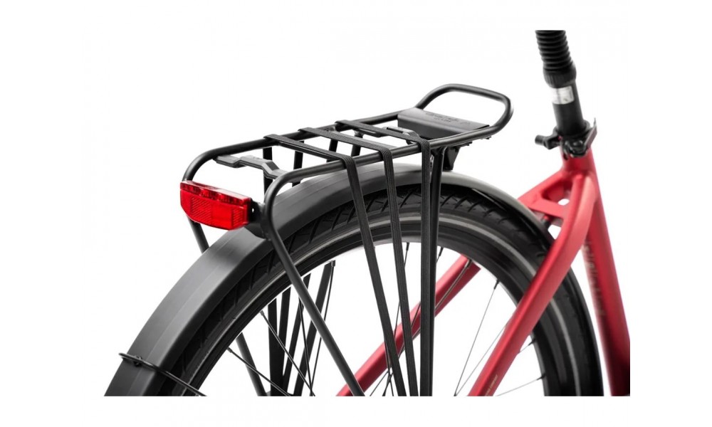 Rower trekkingowy elektryczny ROMET e-Modeco TRK 1.0 2024 - czerwony
