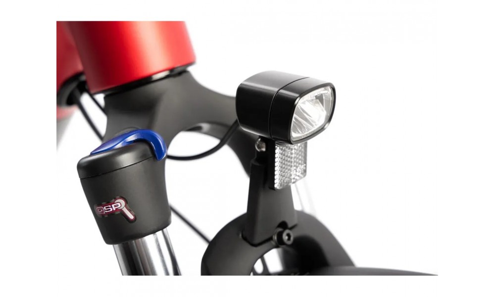 Rower trekkingowy elektryczny ROMET e-Modeco TRK 1.0 2024 - czerwony