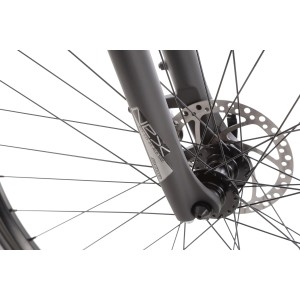 Rower crossowy elektryczny Romet e-Orkan M1.0 2024 - pomarańczowy 2