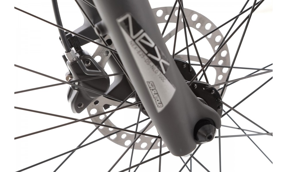 Rower crossowy elektryczny Romet e-Orkan M1.0 2024 - pomarańczowy