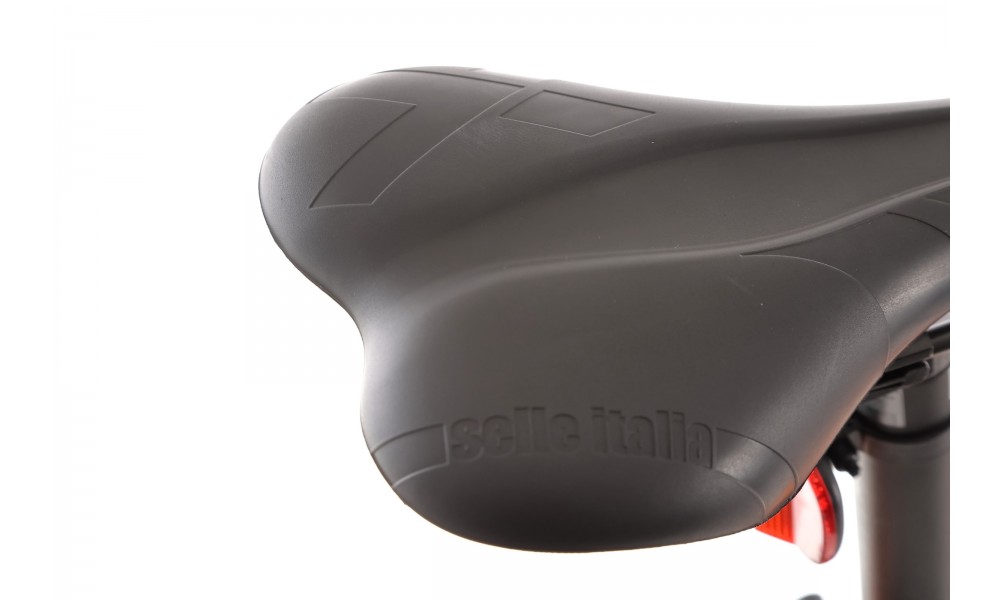 Rower crossowy elektryczny Romet e-Orkan M1.0 2024 - pomarańczowy