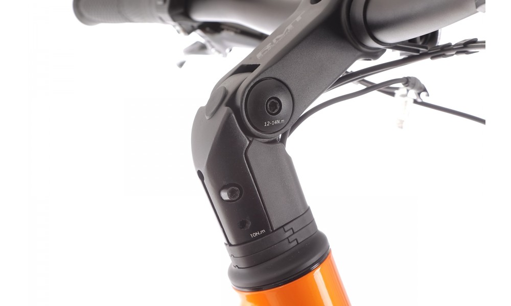 Rower crossowy elektryczny Romet e-Orkan M1.0 2024 - pomarańczowy