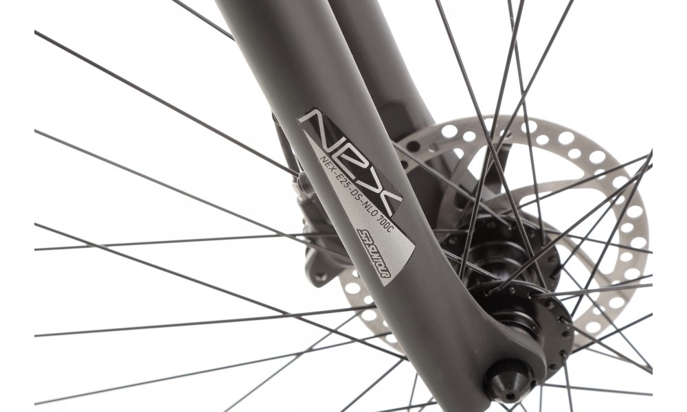 Rower crossowy elektryczny Romet e-Orkan M1.0 2024 - ciemnozielony