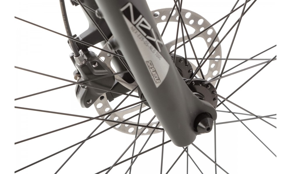 Rower crossowy elektryczny Romet e-Orkan M1.0 2024 - ciemnozielony