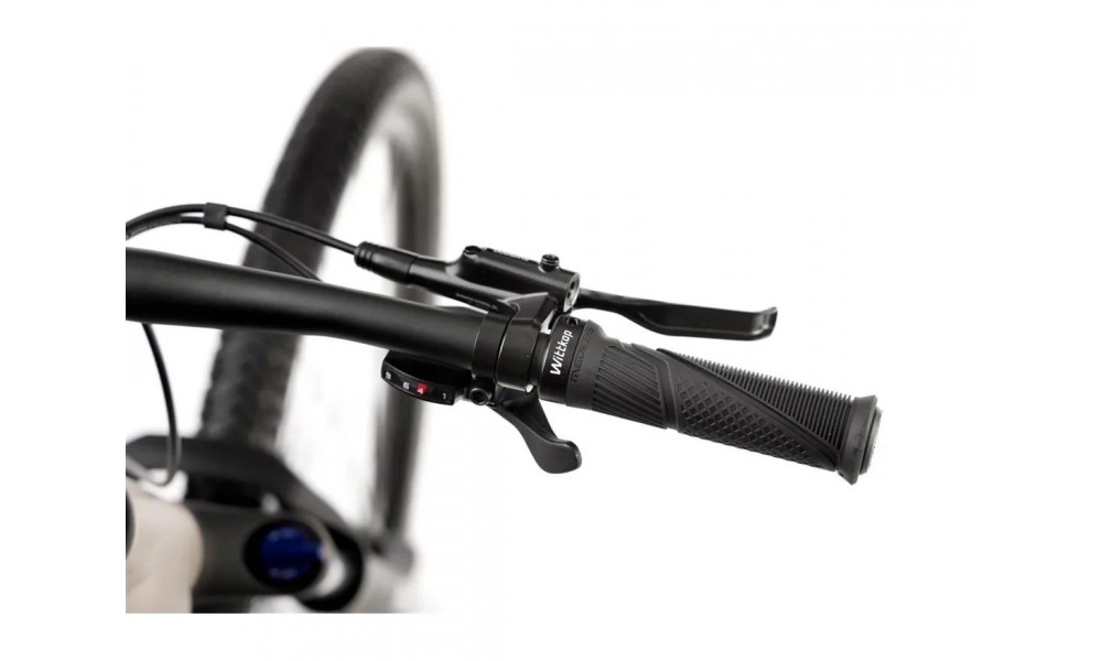 Rower crossowy elektryczny Romet e-Orkan M2.0 2024 - srebrny