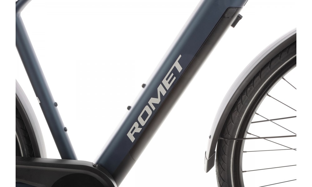 Rower trekkingowy elektryczny Romet Wagant 1.0 2024 - granatowy