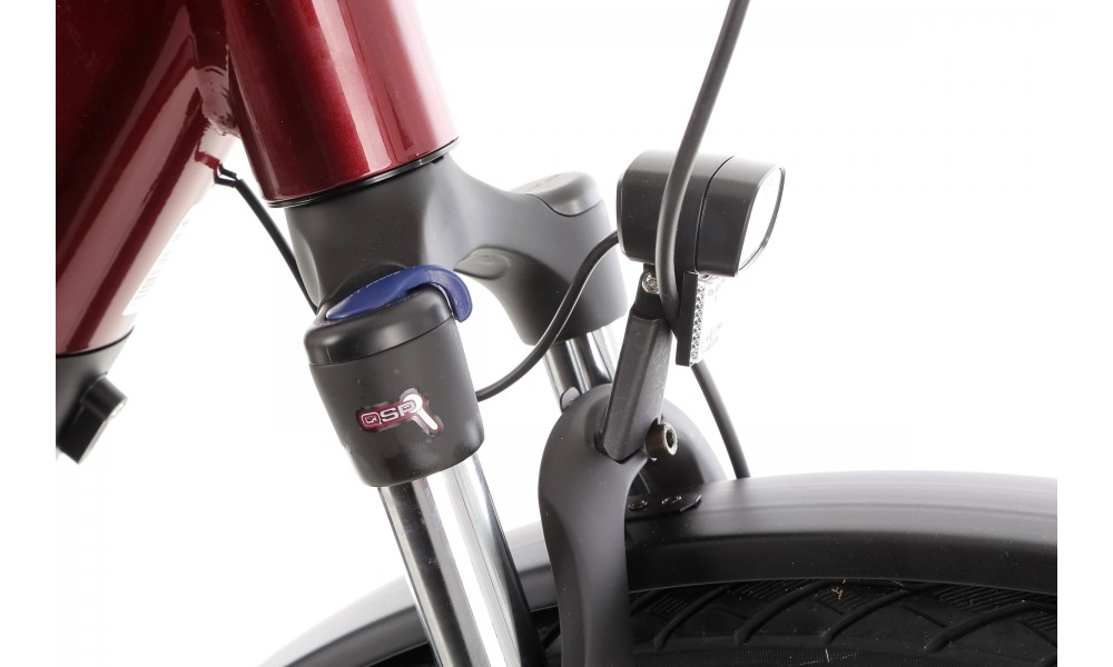 Rower trekkingowy elektryczny Romet Wagant 1.0 2024 - bordowy