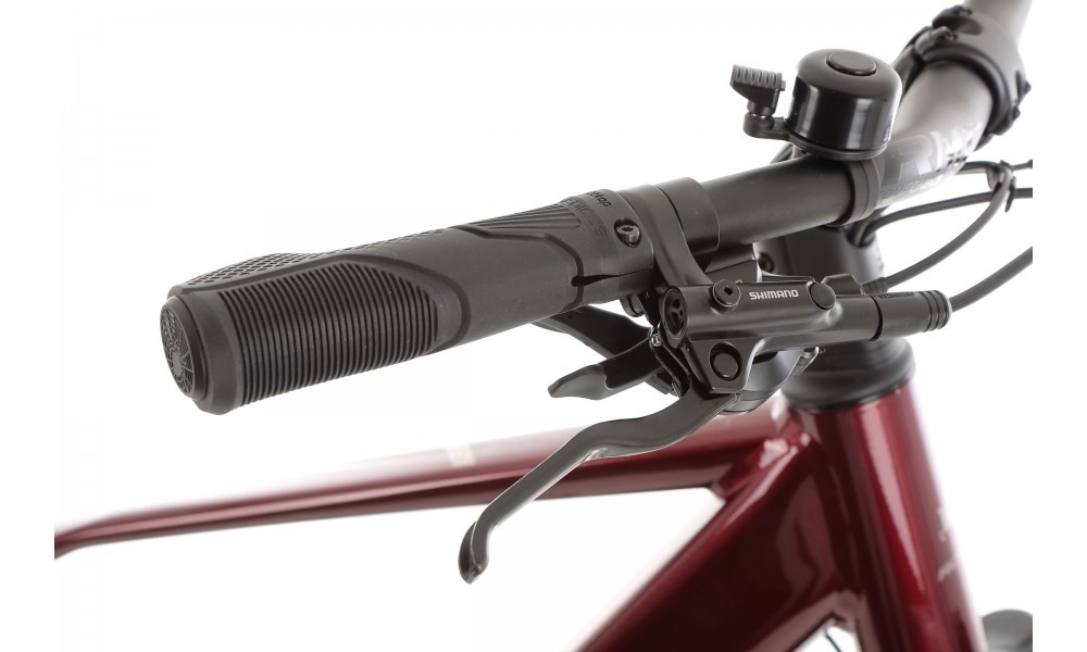 Rower trekkingowy elektryczny Romet Wagant 1.0 2024 - bordowy