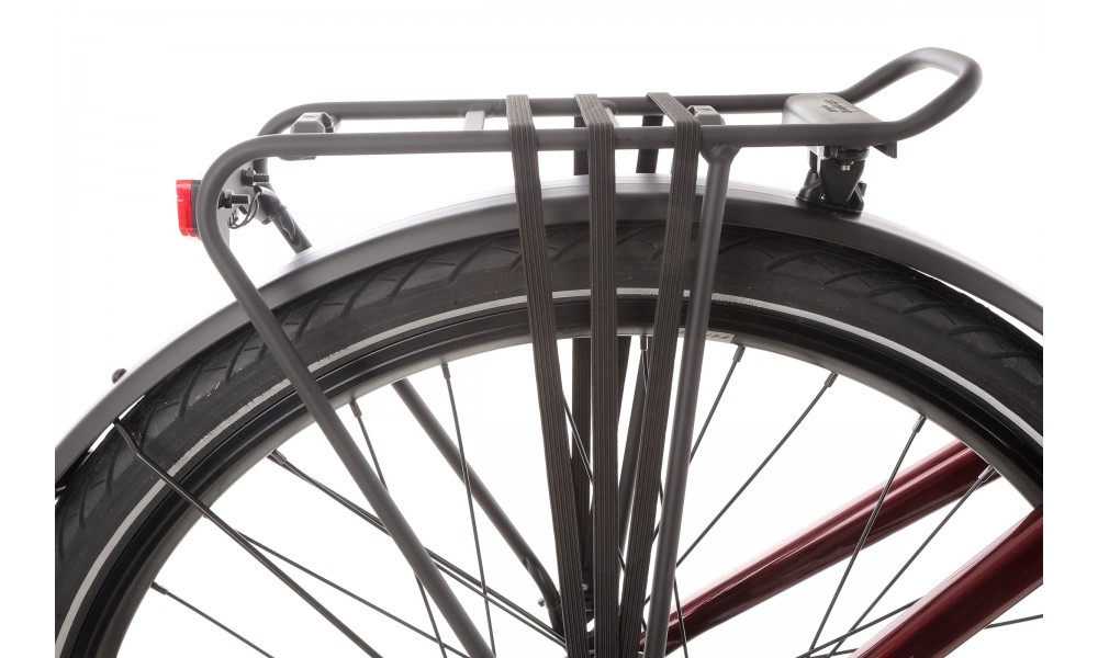 Rower trekkingowy elektryczny Romet Wagant 1.0 2024 - bordowy