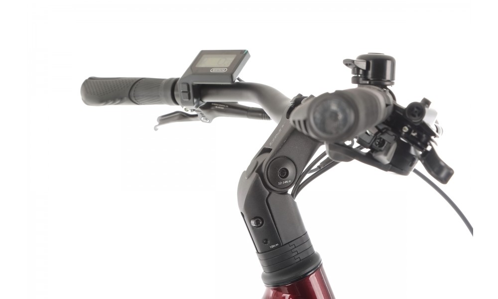 Rower trekkingowy elektryczny Romet Wagant 1.0 2024 - bordowy