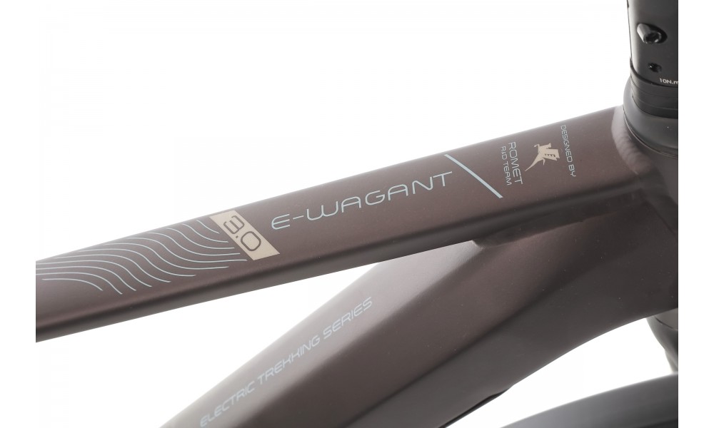 Rower trekkingowy elektryczny Romet Wagant 3.0 2024 - brązowy