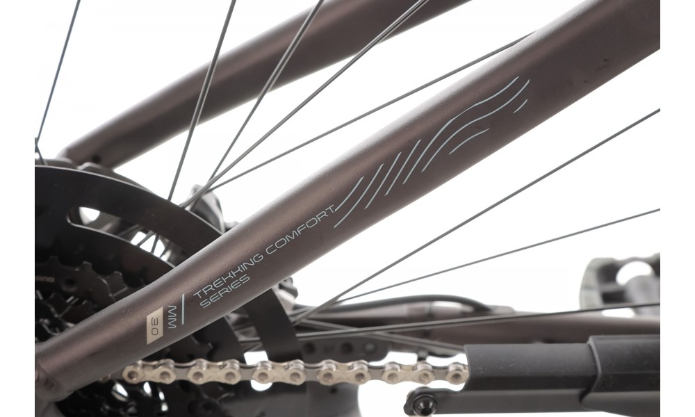 Rower trekkingowy elektryczny Romet Wagant 3.0 2024 - brązowy