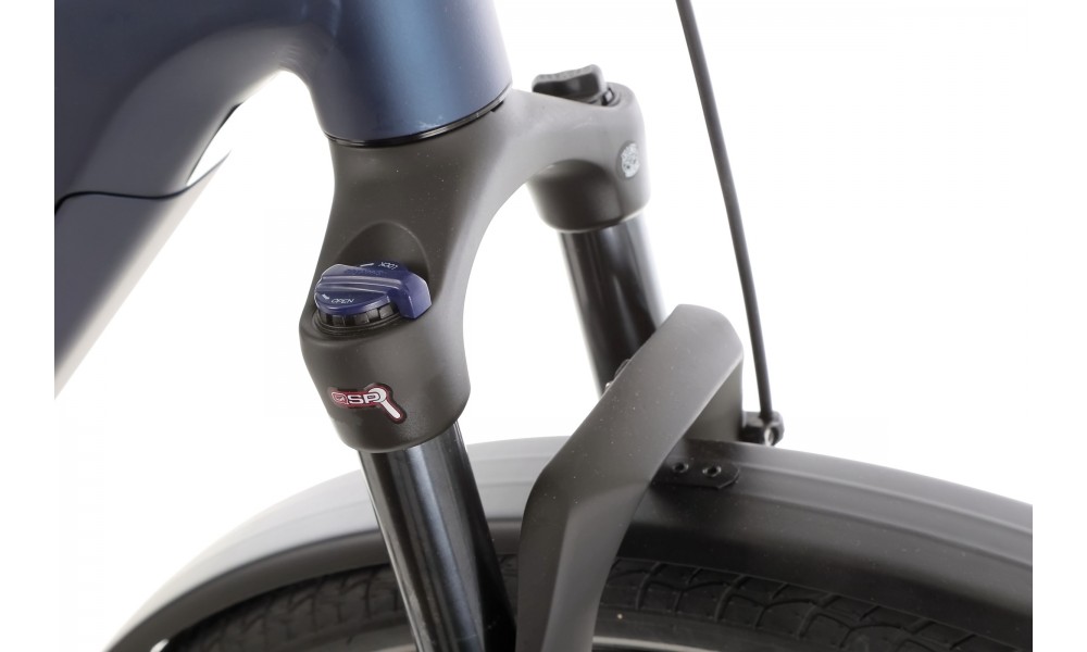 Rower trekkingowy elektryczny Romet Gazela 3.0 2024 - granatowy