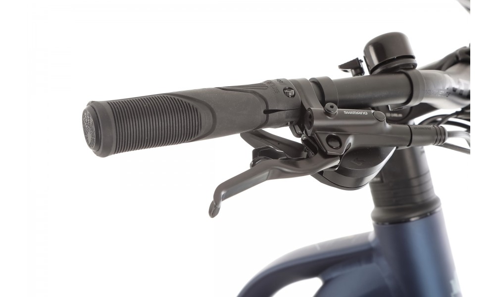 Rower trekkingowy elektryczny Romet Gazela 3.0 2024 - granatowy