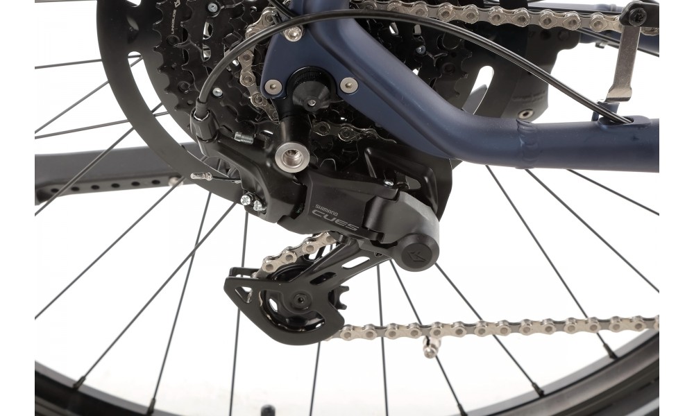 Rower trekkingowy elektryczny Romet Gazela 3.0 2024 - granatowy